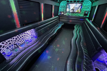 Pittsburg Limo Bus Interior