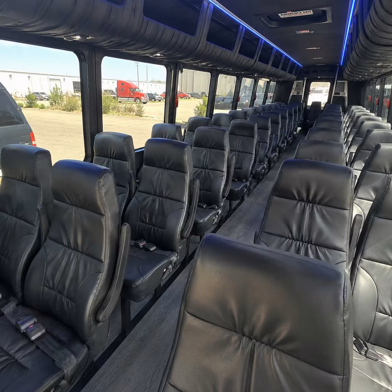 30 passenger minibus inside