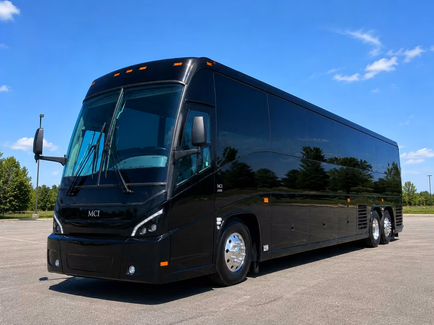 56 passenger charter bus