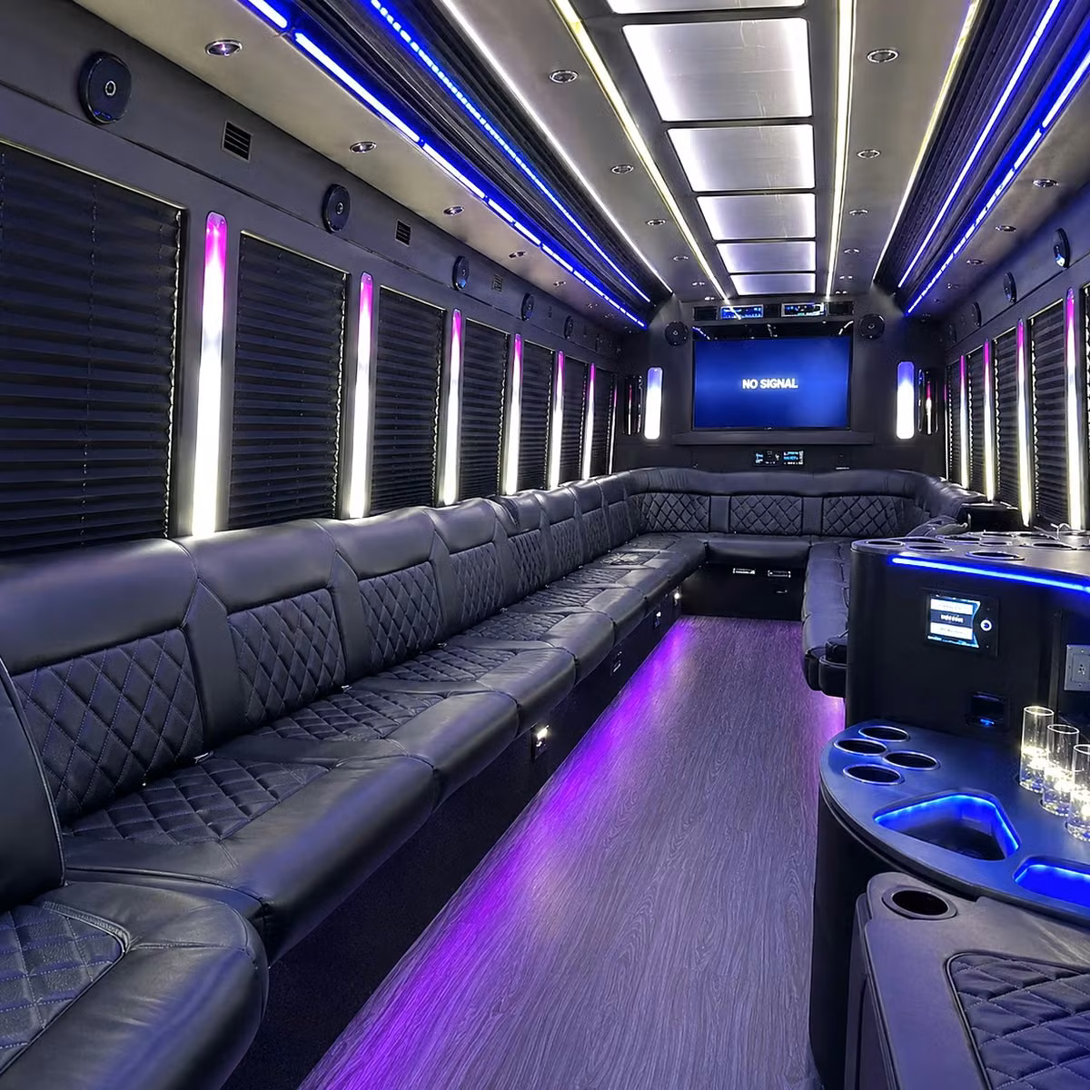 party bus interior