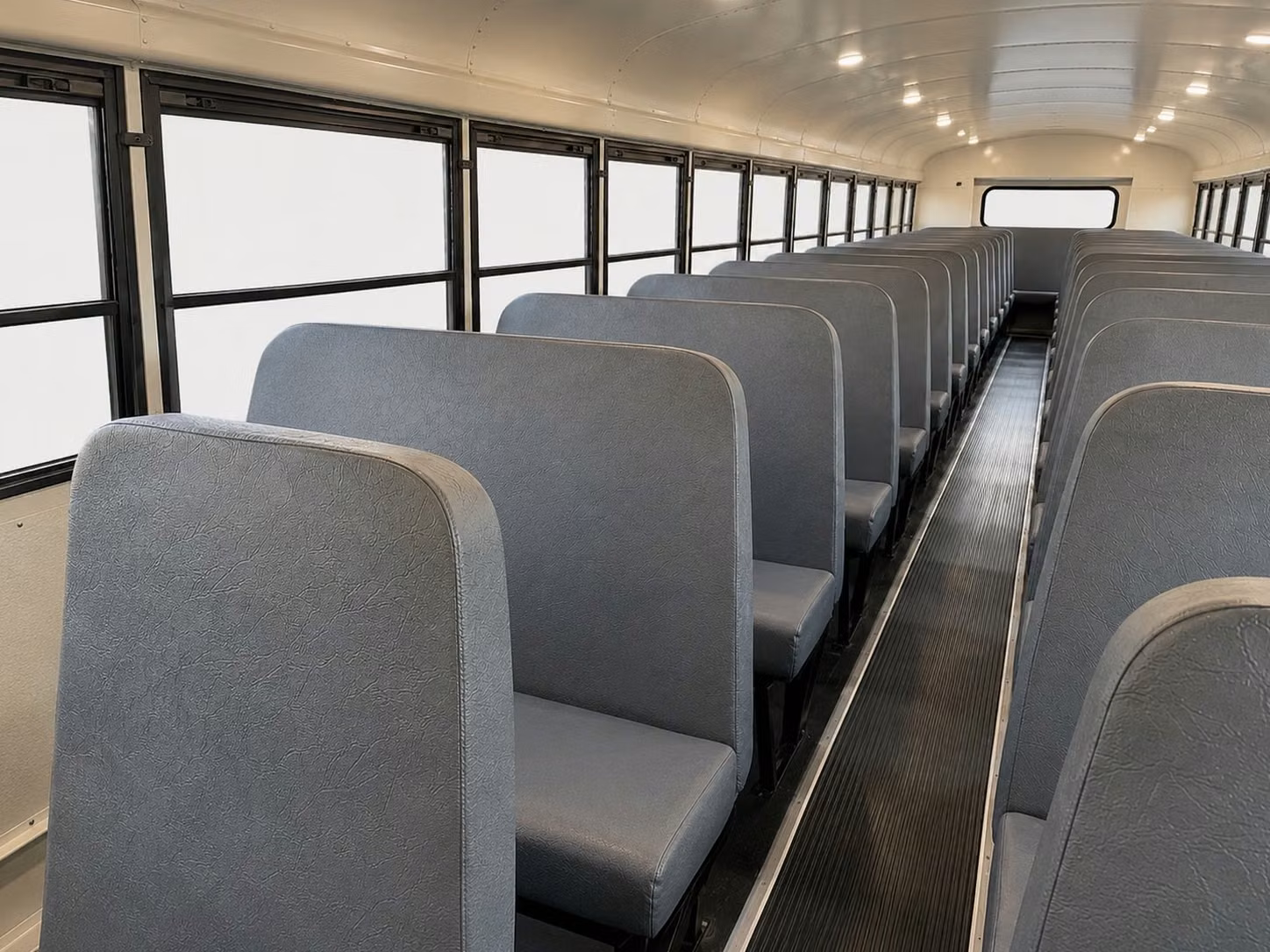 school bus interior